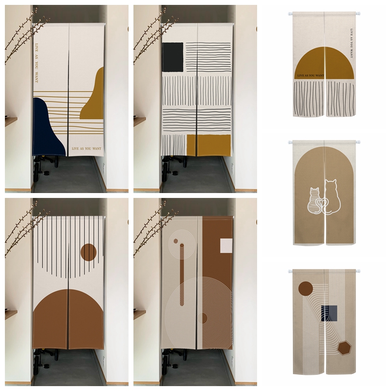 Noren Curtain Doorway - Rideaux de porte Noren modernes et