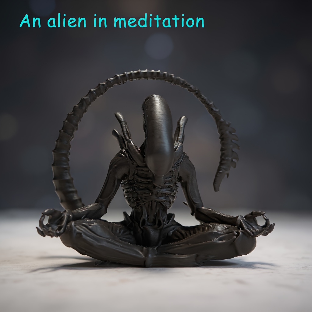 Japan Lifestyle - Un ornement extraterrestre en méditation, conçu