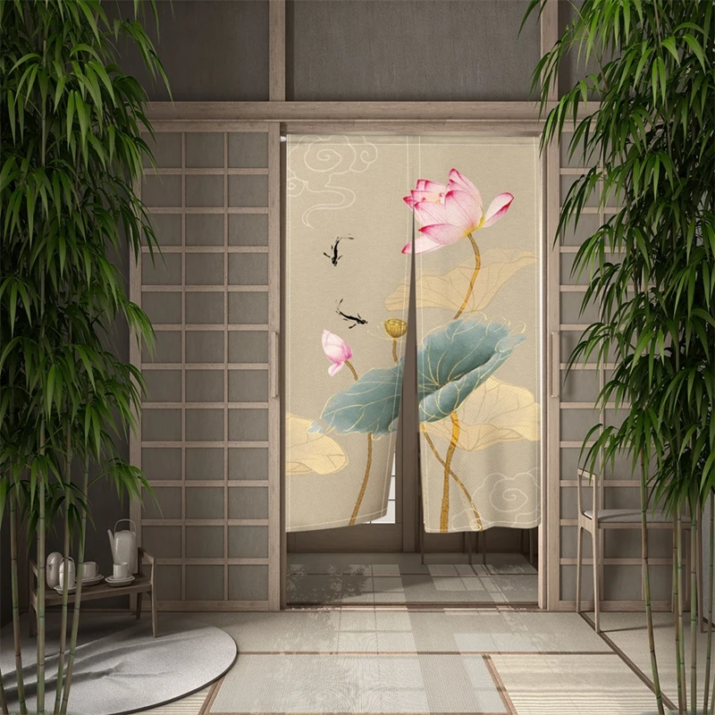 Noren Curtain Doorway - Porte nordique japonaise, peinture traditionnelle chinoise,