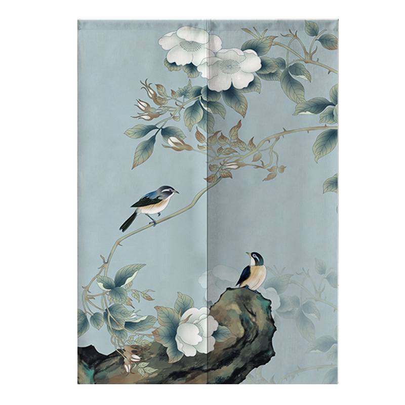 Noren Curtain Doorway - Rideau de Porte Noren Japonais Peinture