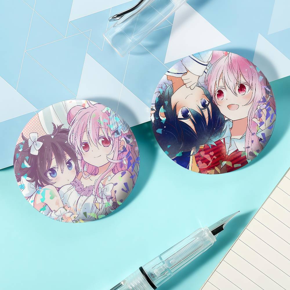 Japan Lifestyle - Badge laser Anime H-Happy S-Sugar Life,