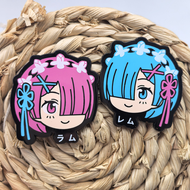 Badges en métal Ram Rem Anime  - Japan Lifestyle avis et prix