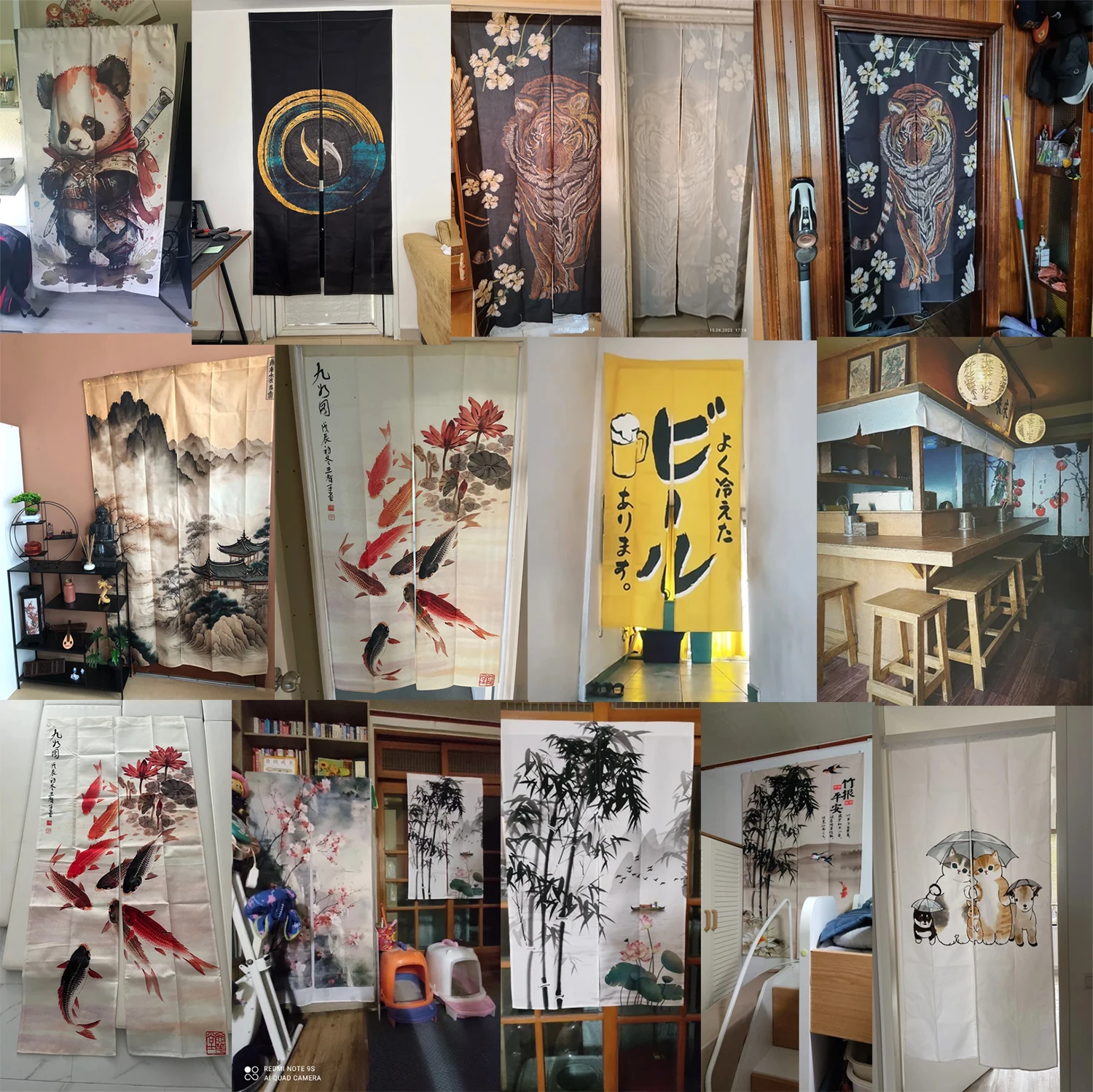 Rideau de Porte Noren Japonais - Noren Curtain Doorway avis et prix