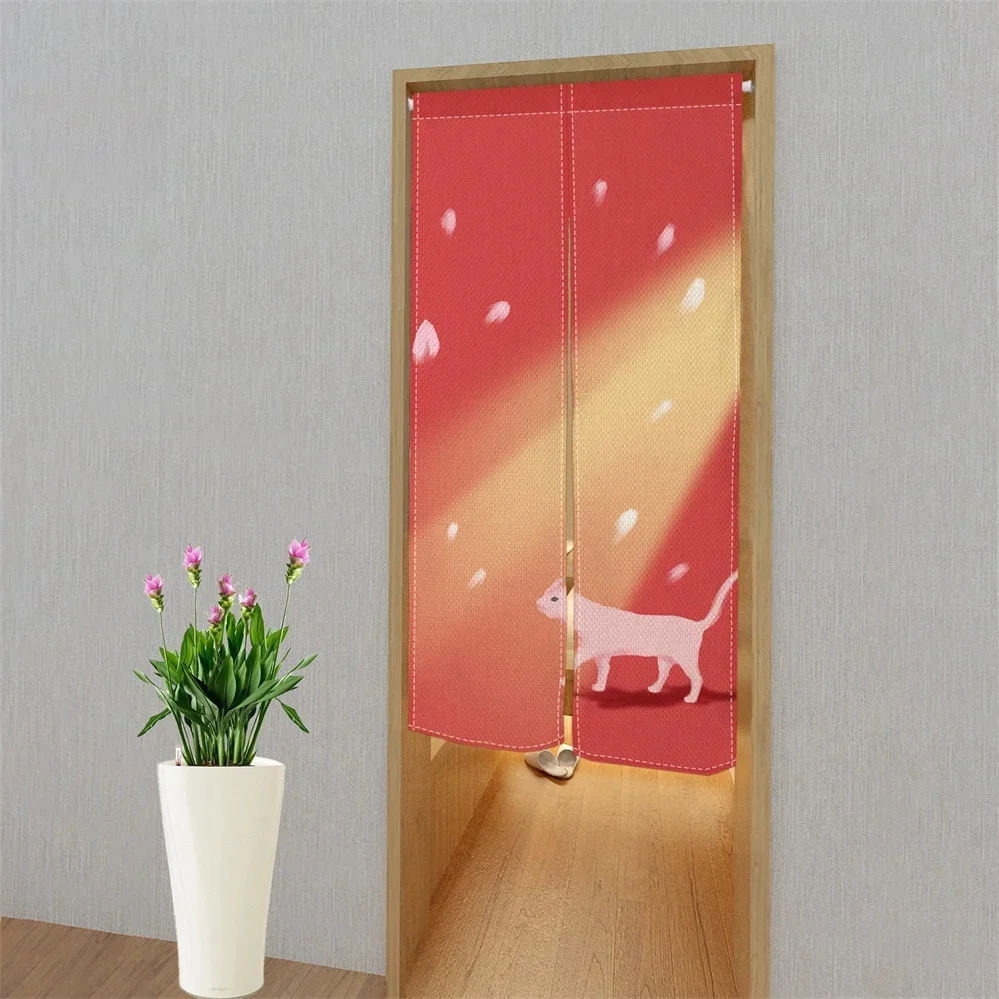 Rideau de porte imprimé japona - Noren Curtain Doorway avis et prix