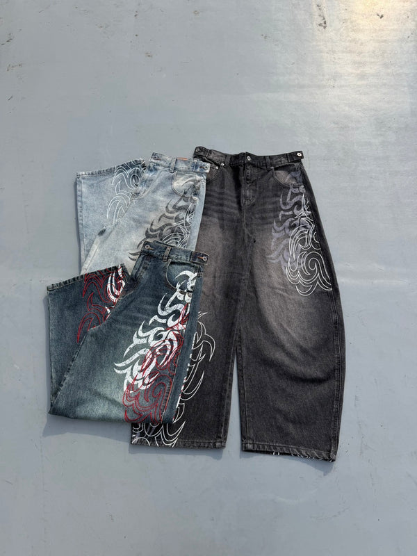 Pantalon en jean Harajuku goth - Japanese Lifestyle Goods avis et prix